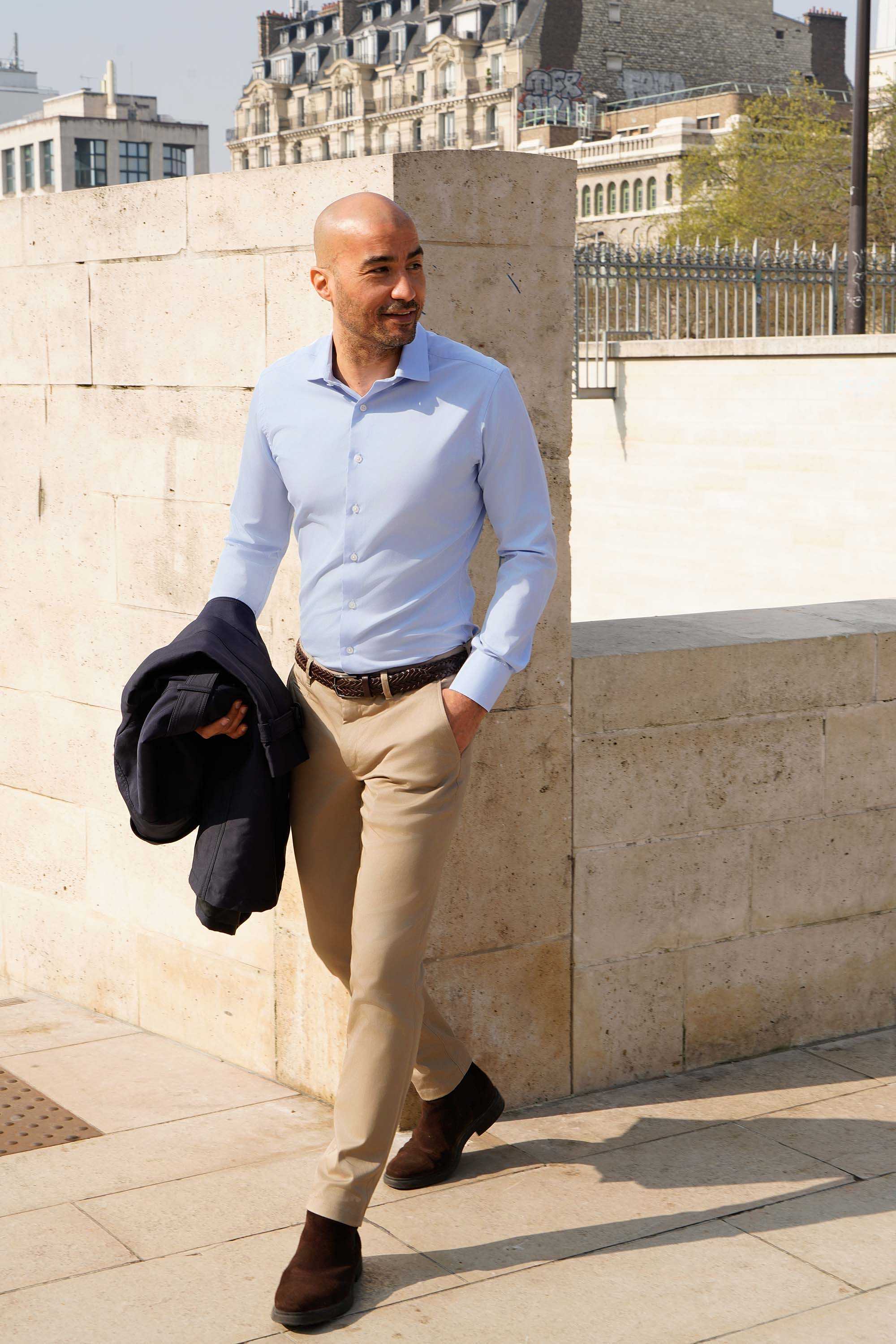 Twill Sartorial Bleu Azur